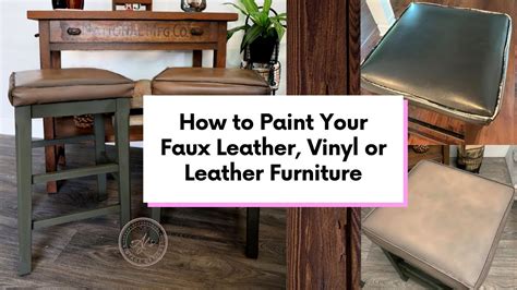 spray paint for faux leather